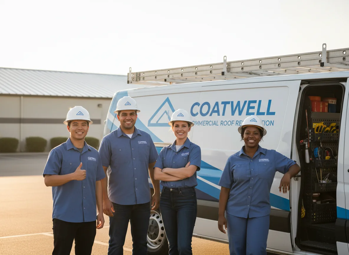Commercial roof coating company in Fabens, TX